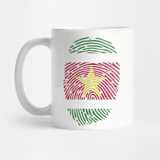 SURINAME FINGER PRINT - CARNIVAL CARIBANA TRINI PARTY DJ Mug